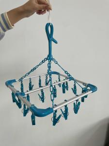 Cloth Drying Hanger With Clips