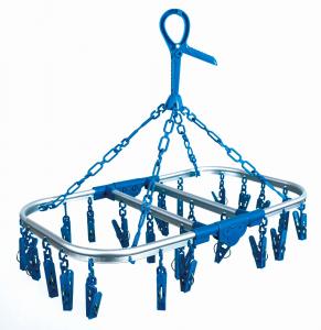 Cloth Drying Hanger With Clips