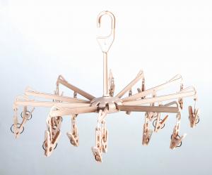 Cloth Drying Hanger With Clips