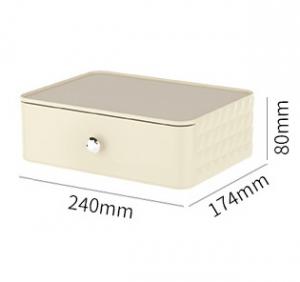 Desktop Storage   Organizer with Drawers- Diamond Pattern
