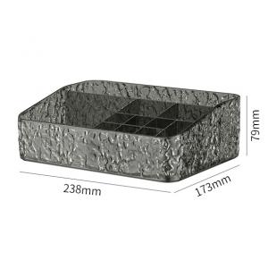 Desktop Storage   Organizer with Drawers- Glacier Pattern