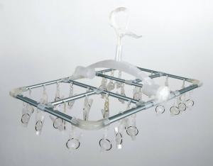 Cloth Drying Hanger With Clips