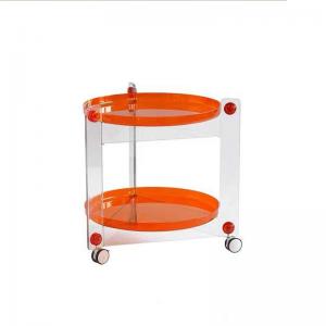 Plastic Round Storage Shelf With Wheels