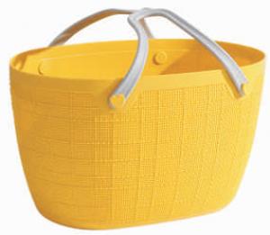 Plastic Storage Basket With Handle