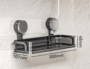 Storage Shelf with Suction Cup- Width 30cm