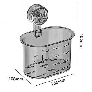 Wall Mounted Storage Basket with Suction Cup